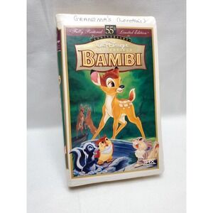 Bambi: 55th Anniversary Walt Disney's Masterpiece (VHS, Limited Edition)
